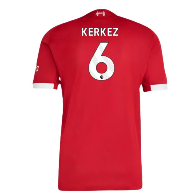 2025-2026 Liverpool Authentic Home Shirt (Kerkez 6)-SoccerKits Hub | Buy Soccer Jerseys Online